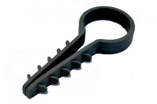 Дюбель-ёлочка Ø20 для круглых проводов черный (пач 50шт) APRO Ровно