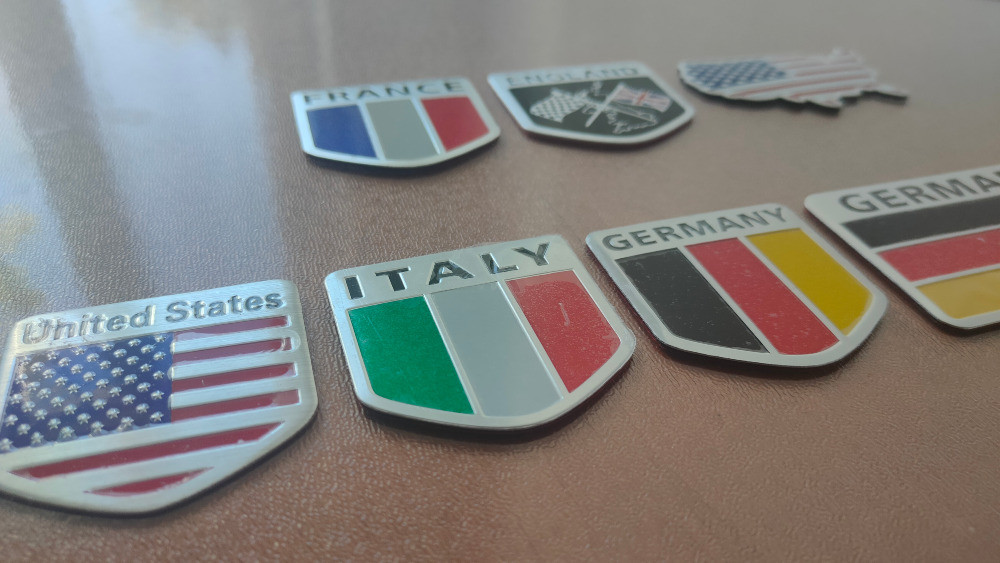 Наклейка на авто або мото Прапори алюмінієві Київ - фото 5