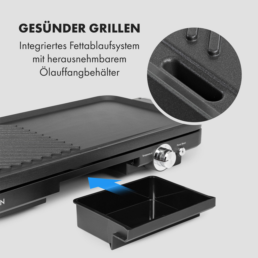 Электрический настольный гриль Charleroi Turbo 2000 Вт DuoGrill Concept с антипригарным покрытием 50,8x25,4 см Ровно - изображение 7