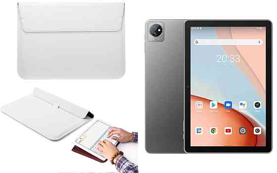 Чохол-конверт VitoCase для Blackview Tab 7, Tab 7 Pro, з функцією підставки для планшета Білий Київ
