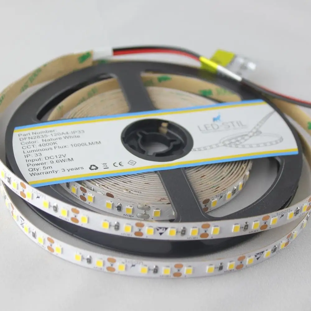 LED-STIL LED стрічка LED-STIL 4000K, 9,6 W, 2835, 120 шт, IP33, 12V, 1000LM Коломия - фото 5