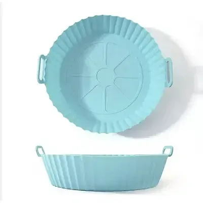 Силіконова форма для запікання SF 7-2674, кругла 17×5×20 см з ручками, термостійка для аерогрилю Одеса - фото 5