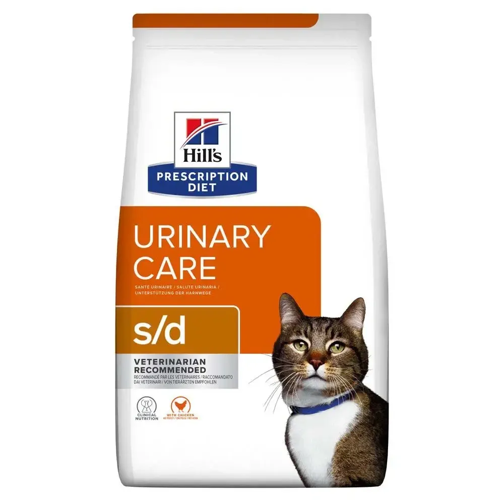 Корм для котів Хіллс Hills PD Feline Urinary Care s/d сухий корм з куркою 1.5 кг розчинення струвітних уролітів Вінниця - фото 1