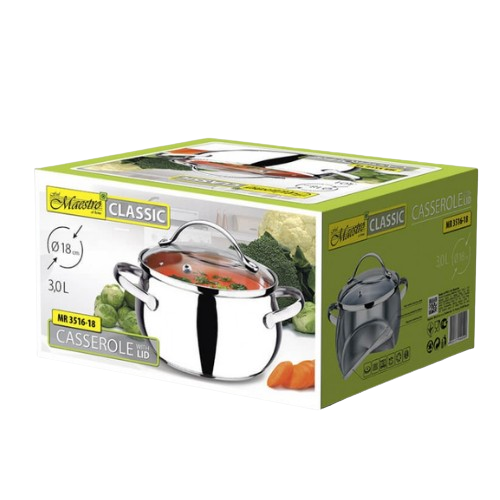 Каструля 3л d18см MR-3516-18 Maestro Житомир - фото 5
