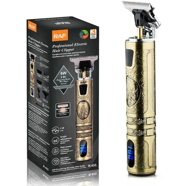Універсальна Машинка для стрижки волосся, бороди, вусів Domotec/RAF R-433 змінні насадки регулювання довжини Одеса - фото 7