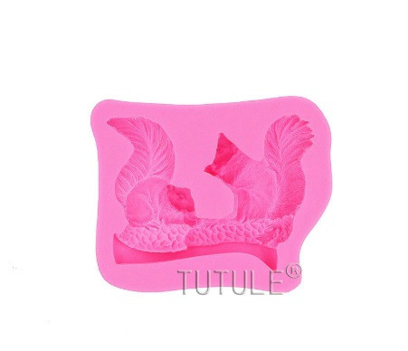 Молд силиконовый Белка 80 на 65 мм розовый Киев - изображение 5