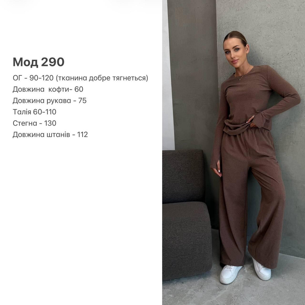 Жіночий базовий повсякденний костюм пума мікрофліс Графіт Одеса - фото 2