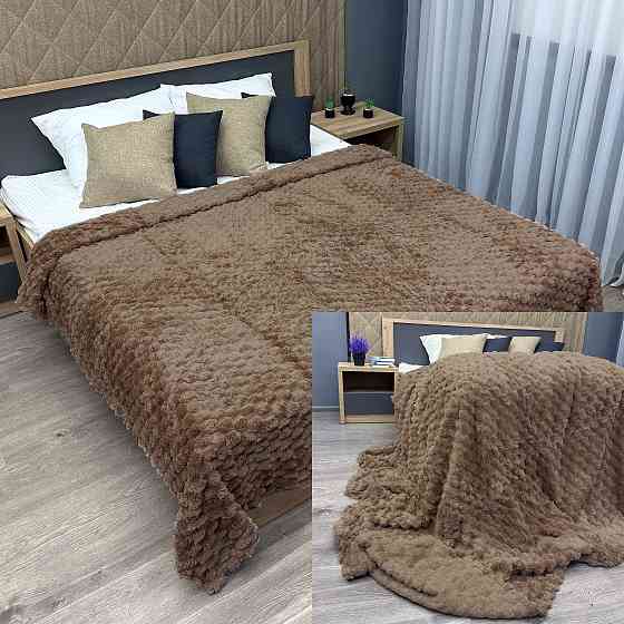 Плед-покривало 210х210 см (+-5см) Соти Карамель (87-210) Київ