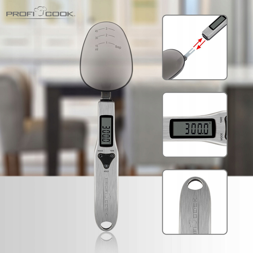 Цифрові ваги ложка з ЖК-дисплеєм Profi Cook (1214) Нововолинськ - фото 7