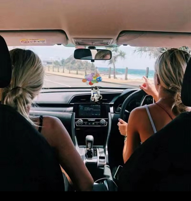 Подвеска в автомобиль на зеркало заднего вида котик на воздушных шарах 10 см разноцветный Киев - изображение 6