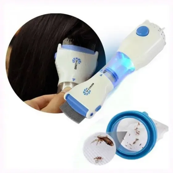 Расческа электрическая для удаления вшей и блох V-Comb Licetec (TM-38) Коломия