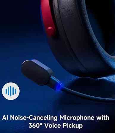 MCHOSE V9 PRO Беспроводные Геймерские Наушники Black Red. Харьков