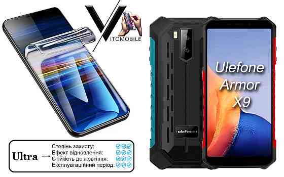Полиуретановая пленка Ultra для Ulefone Armor X9, Armor X9 Pro – минимальная толщина, максимальная защита! Киев