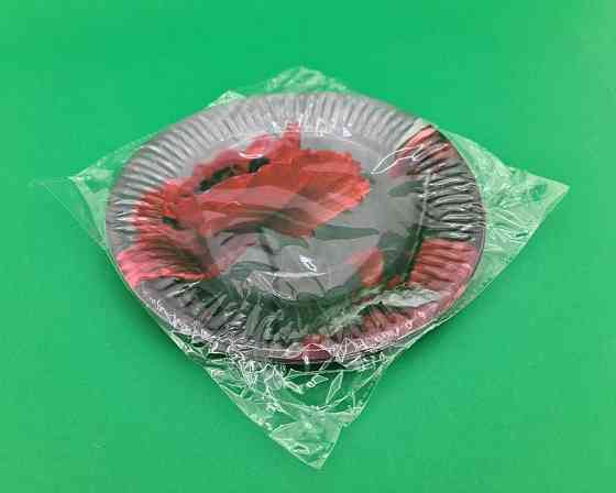 Бумажная тарелка с рисунком  18см