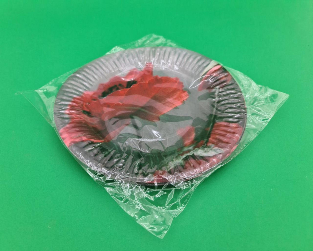 Паперова тарілка з малюнком 18 см "No 31" Мак 10 шт (1 пачка) Харків - фото 3