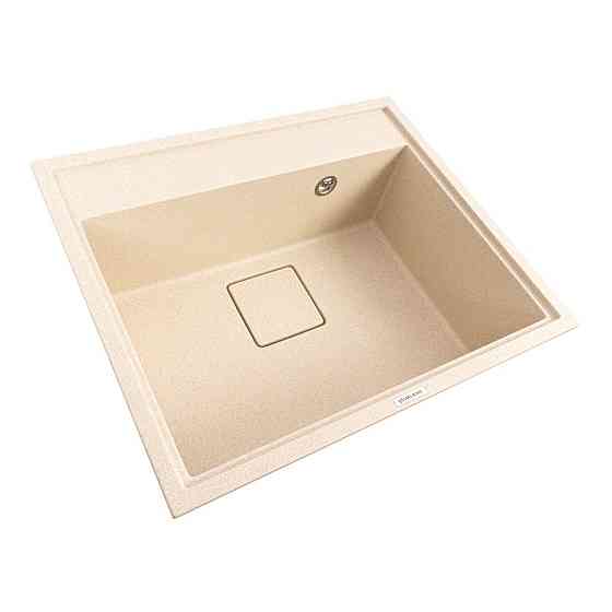 Кухонна мийка гранітна VALESO 6050 SHERLIT (пісок) Коломия