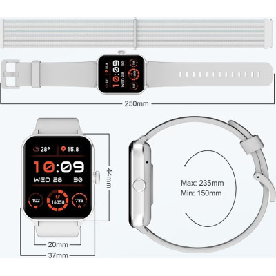 Смарт-часы Blackview R50 Grey (6931548317531) Винница - изображение 3