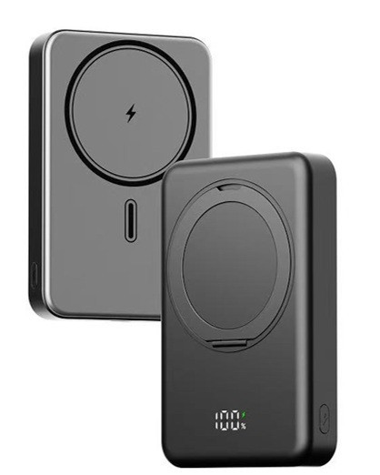 Павербанк 10000 mAh WUW TUGII-Y03 15W швидка зарядка магнітний чорний power bank повербанк Одеса - фото 1