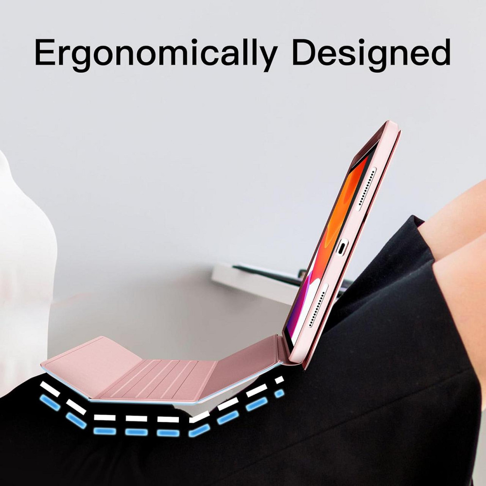 Чехол для iPad 10.2 (7/8/9 поколение) с держателем для Apple Pencil, вращающийся 360°, магнитная подставка, Киев - изображение 7