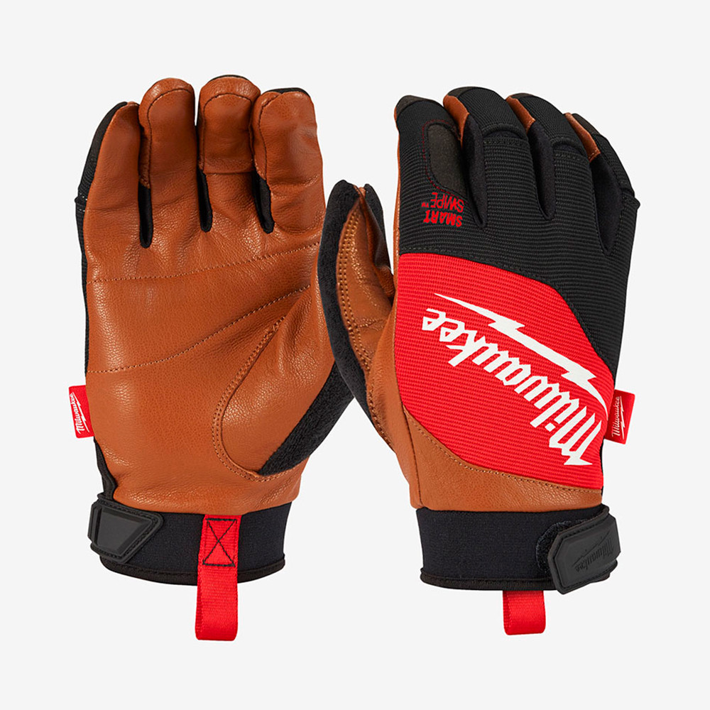 Перчатки MILWAUKEE с кожанными вставками, 10/XL Одесса - изображение 1