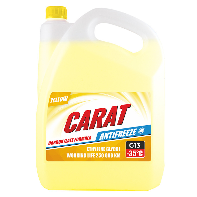 Антифриз Carat Yellow G13 жовтий готовий 4,3кг Львів - фото 1
