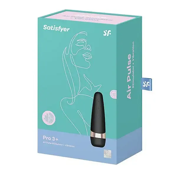 Вакуумный клиторальный стимулятор Satisfyer Pro 3 Vibration с вибрацией и очень мягким кончиком Львов - изображение 3