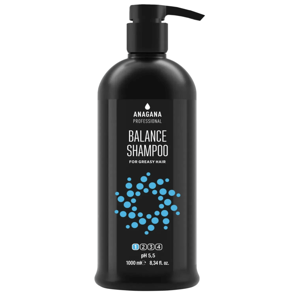 Шампунь Баланс для жирного волосся BALANCE SHAMPOO for greasy hair ANAGANA 1000 мл Київ - фото 1