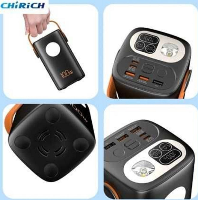 Павербанк для ноутбука 60000mAh 100W Power Bank USB C. Киев - изображение 2