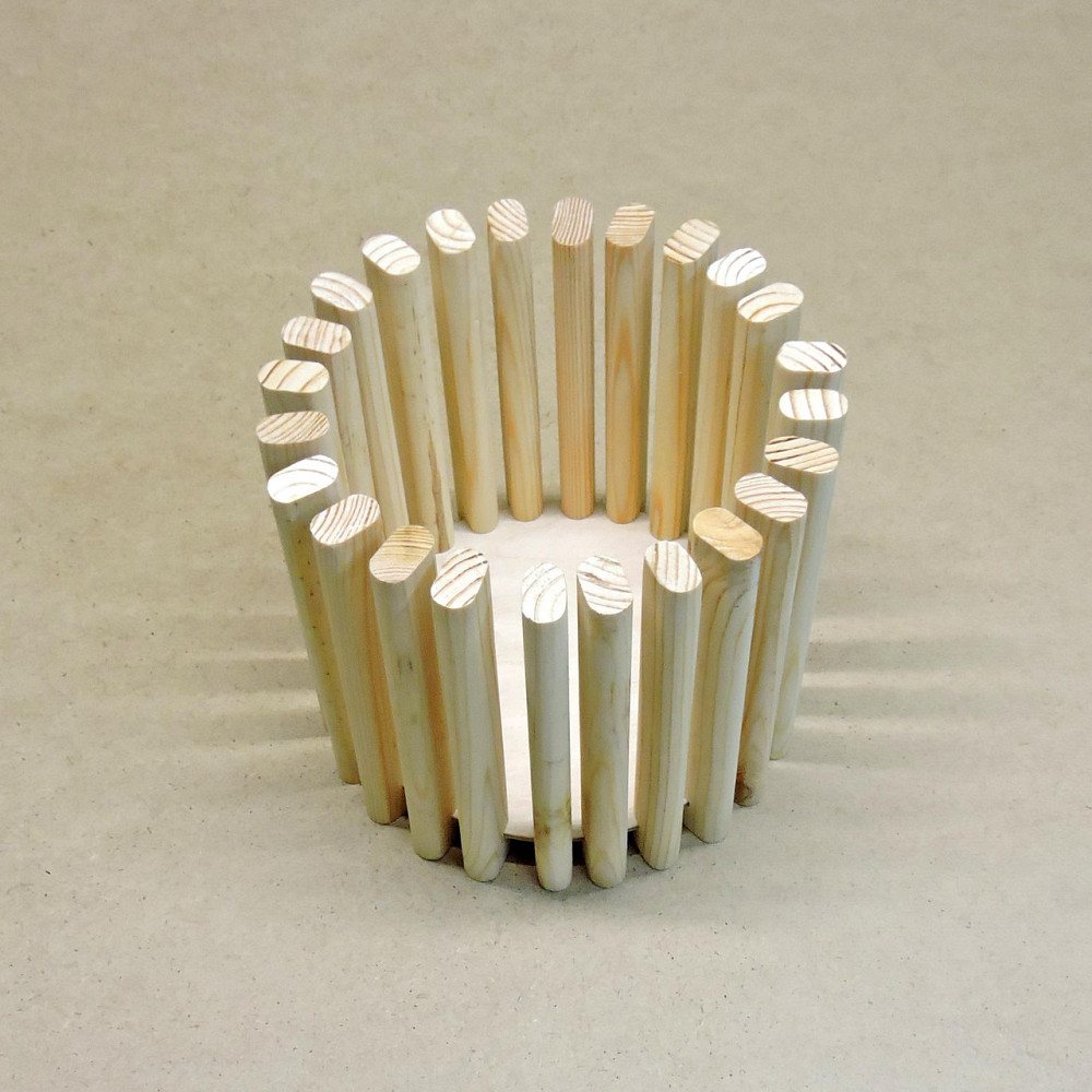 Кашпо "Ромашка" середня (забарвлення №1) Миколаїв - фото 1