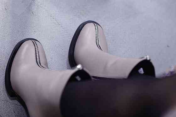 Черевики жіночі ARLEN капучіно шкіра натуральна каблук 9см 38р.39р. (2787) Коломия