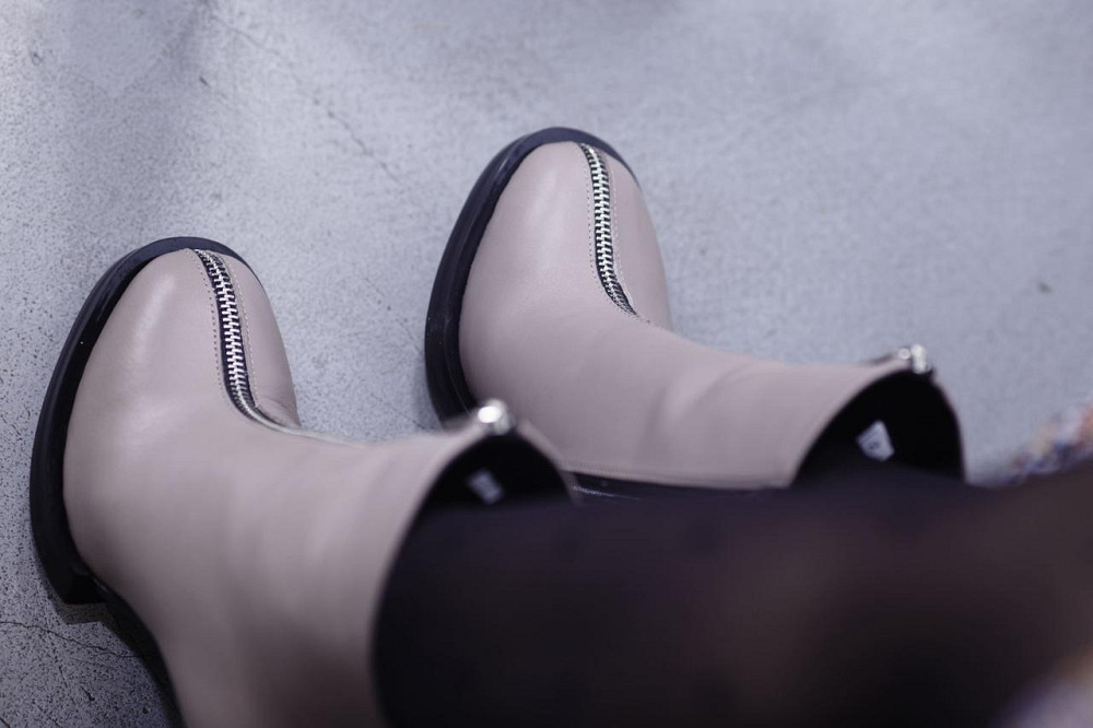 Черевики жіночі ARLEN капучіно шкіра натуральна каблук 9см 38р.39р. (2787) Коломыя - изображение 6