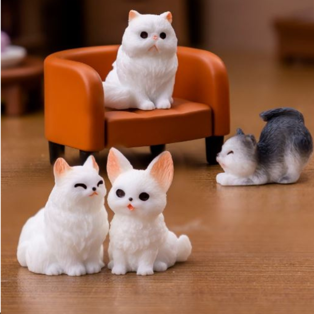 Фигурки котиков для миниатюры, моделирования, интерьерных композиций, флорариума. Разные породы Одесса - изображение 4