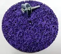 Зачистной круг Clean and Strip на дрель Ø100x10 Фиолетовый Полтава