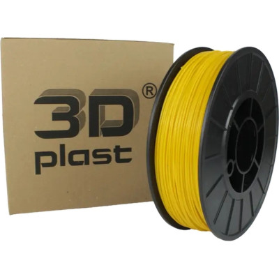 Пластик для 3D-принтера 3Dplast PETG 1.75мм, 0.85кг, yellow (3DPTG17508YL) Вінниця - фото 1