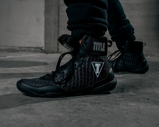 Боксерки (боксерські туфлі) TITLE Boxing Predator II Shoes 2.0 Black/Grey 40р. Кам'янське - фото 5