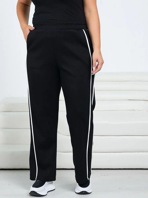 Жіночий повсякденний трикотажний костюм-двійка батал італійський трикотаж 56/58 Одеса - фото 6