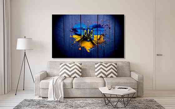 Картина холст в гостиную / спальню  Українське серце     MLP_210 50x100 см Киев