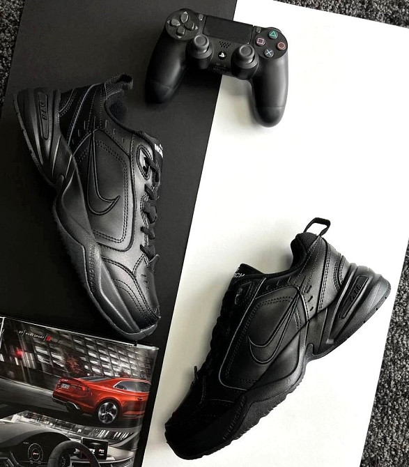 Кросівки Nike Monarch Чоловічі Чорні Шкіряні Найк Монарх (розміри: 41,42,43,44,45,46) Дніпро - фото 9