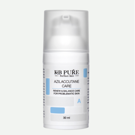 Інтенсивний зволожувальний і заспокійливий крем для жирної шкіри з акне, розацеа AZILACCUTAN CREAM KB Pure 30 мл Дніпро - фото 1