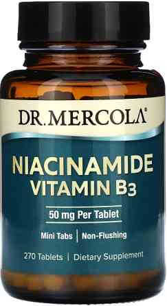 Ніацинамід (вітамін B3) Dr. Mercola Niacinamide Vitamin B3 50 мг 270 таб Київ