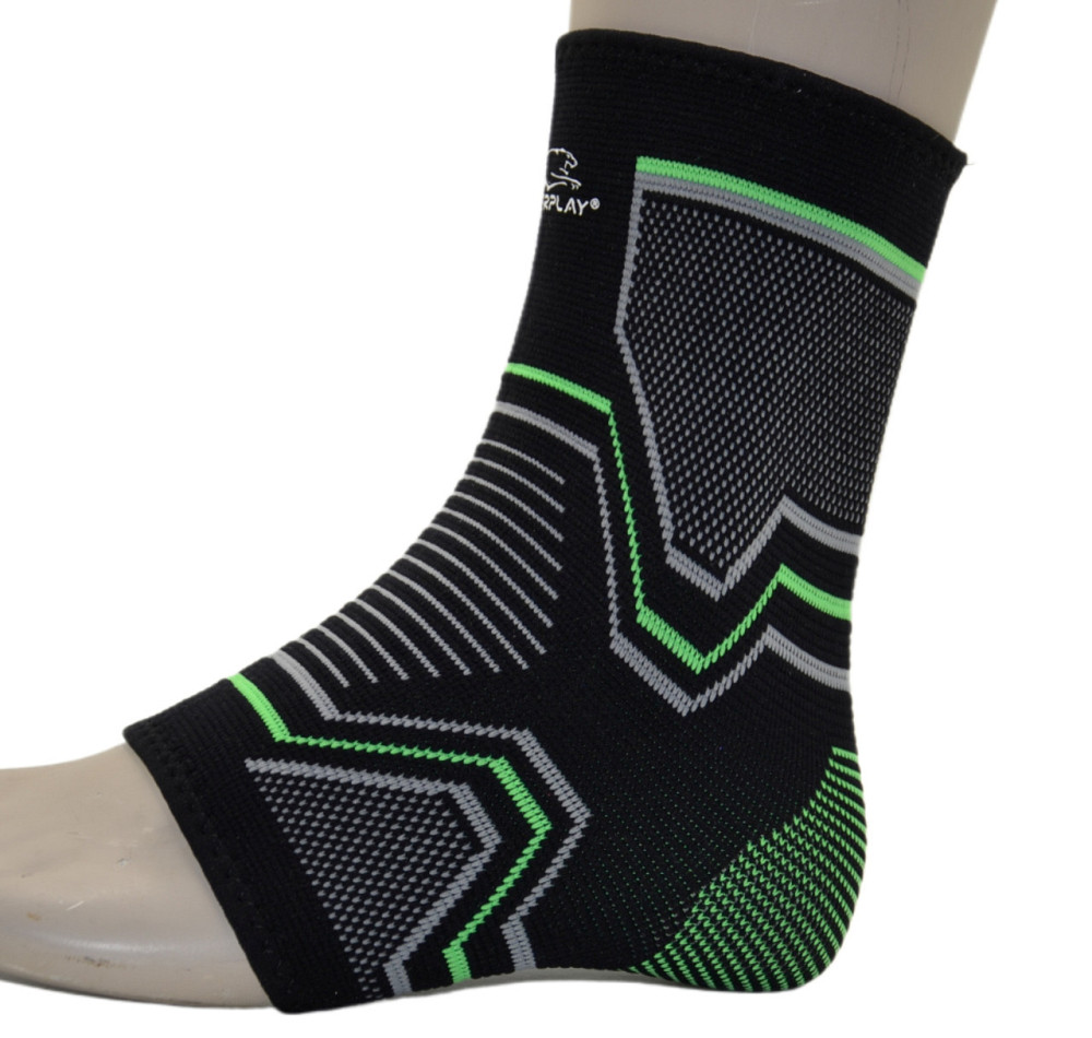 Бандажі на гомілкостоп PowerPlay 4100 Чорні L/XL (пара) Луцк - изображение 2