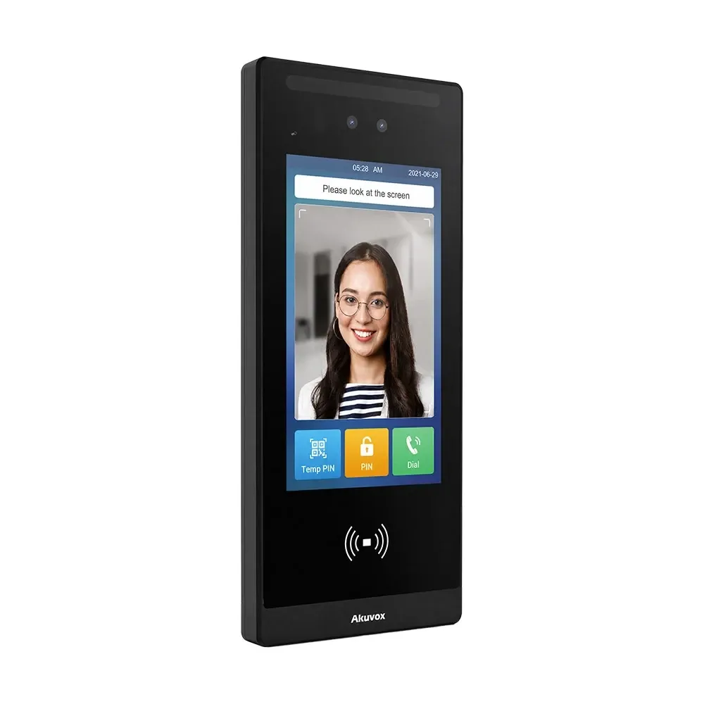 IP-відеопанель багатоабонентська 2Mp Akuvox E18C з екраном 7