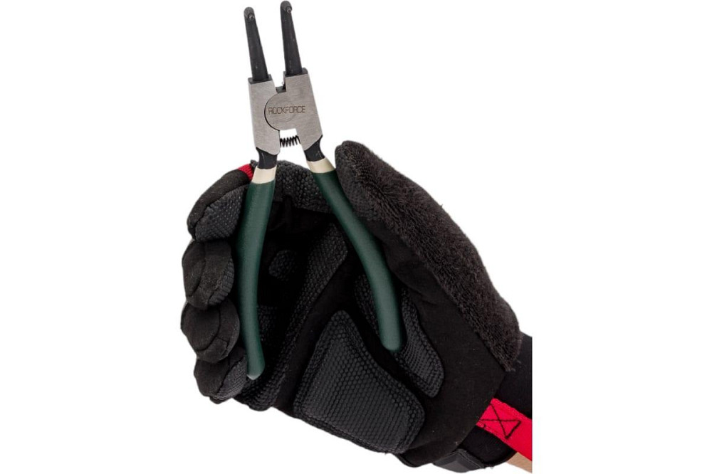 Знімач стопорних кілець вигнутий на розтиск (90 °, L-180мм) ROCKFORCE RF-609180SB Одеса - фото 4