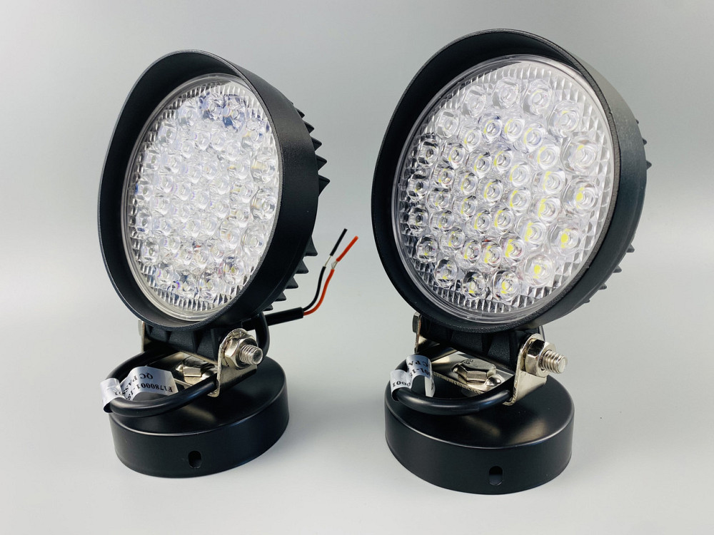 Фара кругла 123W (41 led діод) IP67, 114 ммx114 ммх32 мм Мукачево - фото 1