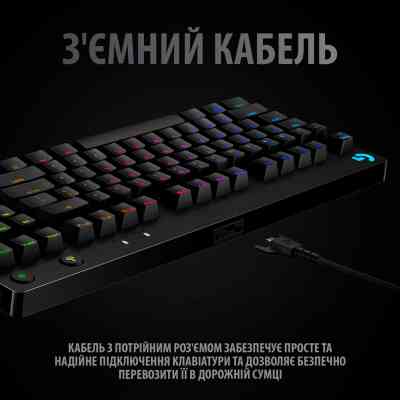 Клавіатура Logitech G PRO Mechanical Gaming USB UA Black (920-009392) Вінниця