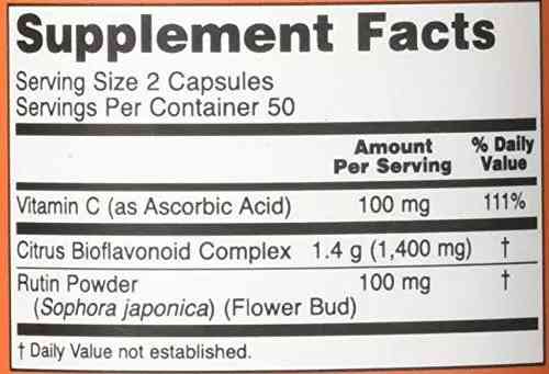 Цитрусовые биофлавоноиды (Citrus Bioflavonoids) 700 мг 100 капсул Киев