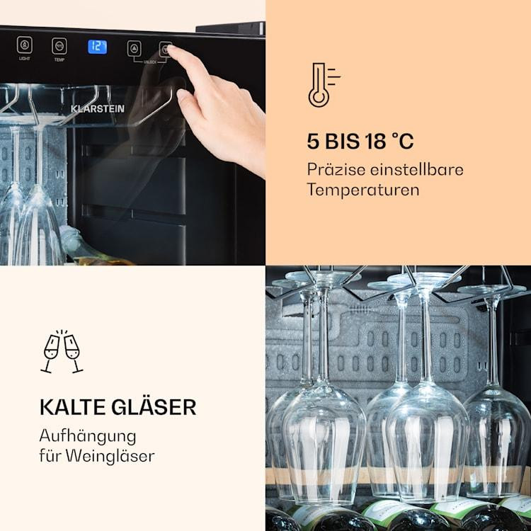 Barossa 54 Uno холодильник для вина Klarstein Німеччина Рівне - фото 7