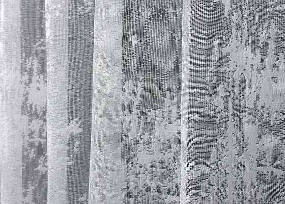 Тюль VR-Textil 1225т Мармур Жакард Білий 250х270 см (43-334) Київ