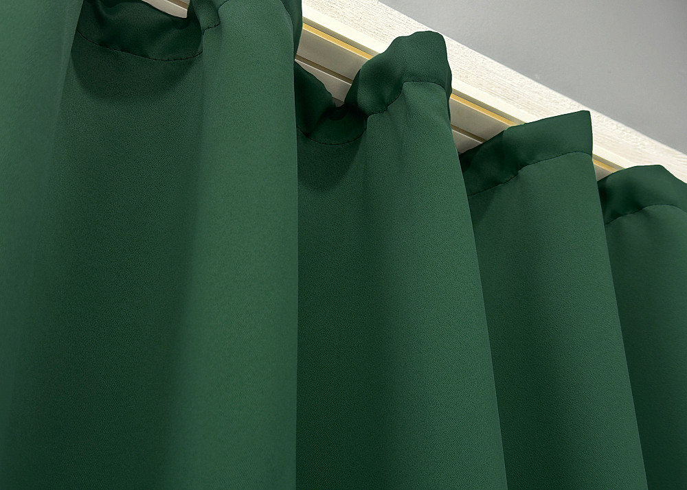 Комплект штор коротких VR-Textil Bagema Rvs № 1475ш 130х170 см 2 шт Зелений (35-0352) Київ - фото 8