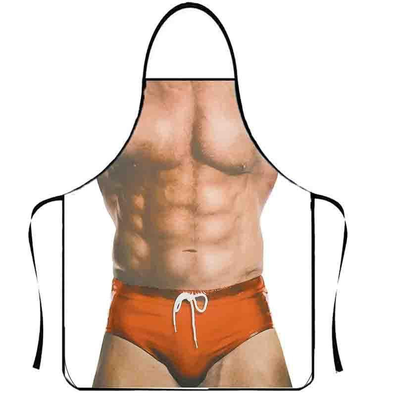 Фартух для чоловіка з приколом 73 на 57 см різнобарвний Київ - фото 1